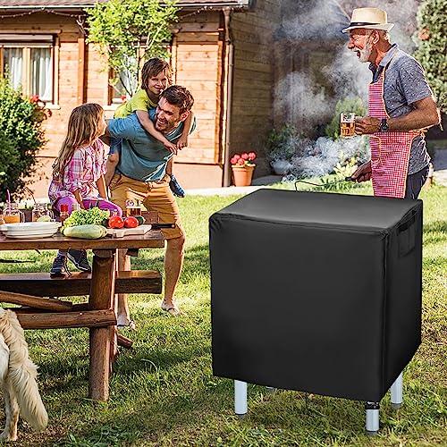 Outdoor Prep Table Cover, 30 Inch Waterproof Stainless Steel Prep Cart Cover, Outdoor kitchen Grill Bbq Food Prep Table Covers - 30 x 30 x 35 Inch - size: 30" x 30" x 35"