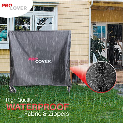 Professionnal Ping Pong Table Cover. Premium Quality. Ultra-Resistant and Waterproof for Outdoor and Indoor use. Oxford 600D strong fabric. Universal tennis table cover. ProCover