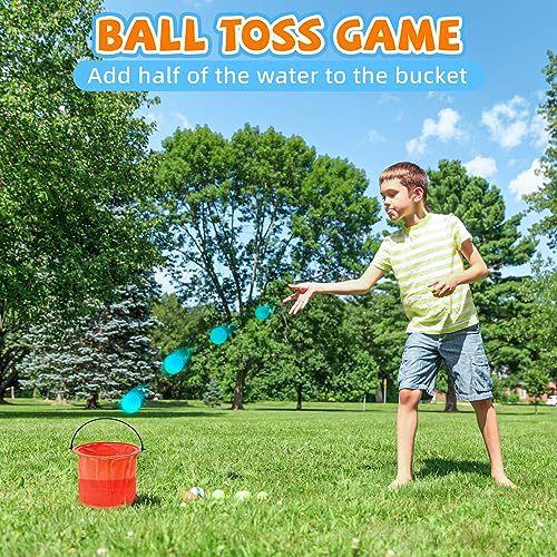 punkdog Pop and Catch Ball Game with 15 Ping Pong Balls, 5 Glow Balls and 6 Catch Launcher Baskets - Outdoor Indoor Game, Christmas Easter Party Favors Gifts Toys for Kids and Adults
