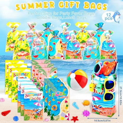 182 Pcs Pool Party Favors Beach Party Favors, Summer Goodie Bag Stuffers for Kids 3-8 8-12 with Beach Balls, Sunglasses, Water Balls for Summer Birthday Party Favors - style: pool Party Favor