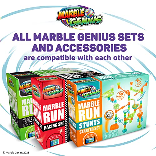 Marble Genius Automatic Chain Lift - Marble Run Accessory Add-On Set for Creating Exciting Mazes, Tracks, and Races - Endless Fun, and Creativity, Experience The Thrills of Marbles Racing