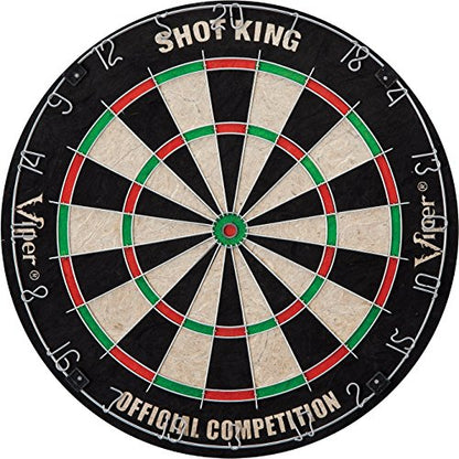 Viper by GLD Products Metropolitan Solid Wood Cabinet & Sisal/Bristle Dartboard Play-Ready Bundle - color: Oak, style: Standard Set