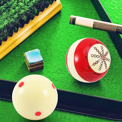 2Pcs Billiards Cue Ball Practice Training Cue Ball Professional Billiard Training Pro Cue Ball Pool Cue Ball,Used in American Billiards Eight Balls, Billiard Accessories