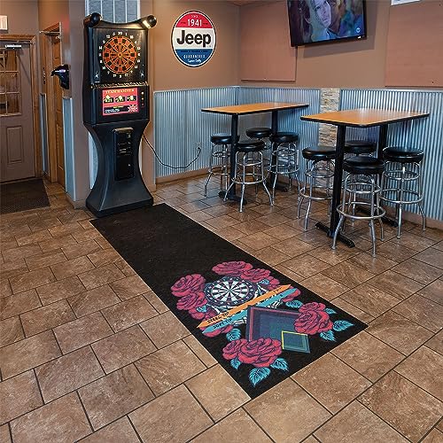 Pig Home Solutions Color Burst Design Self-Sticking Dart Mat - style: Rose & Bone
