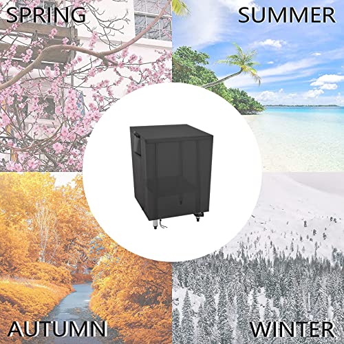Outdoor Prep Table Cover 24 Inch, Waterproof Patio Stainless Steel Metal BBQ Table Cover All Season Protection for Outdoor Table - 24 x 24 x 35 Inch - size: 24" x 24" x 35"