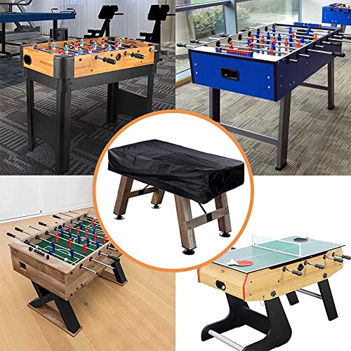 Foosball Table Cover Waterproof Outdoor Soccer Table Cover Protection Dustproof Foosball Table Covers for Game Room Universal Patio Coffee Chair Furniture Table Cover