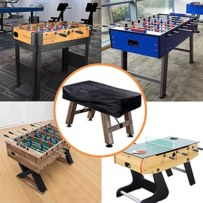 Foosball Table Cover Waterproof Outdoor Soccer Table Cover Protection Dustproof Foosball Table Covers for Game Room Universal Patio Coffee Chair Furniture Table Cover