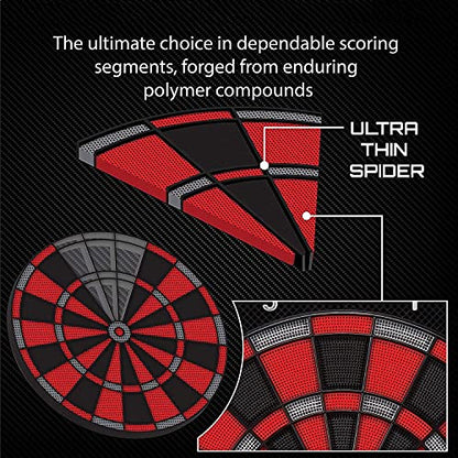 Electronic Dart Board, Electronic Dart Board, Professional Soft Dart Target, Practice Dart Machine with LCD Scoreboard, Powered by AC Adapter Or Battery, for Indoor Garden Office Gifts