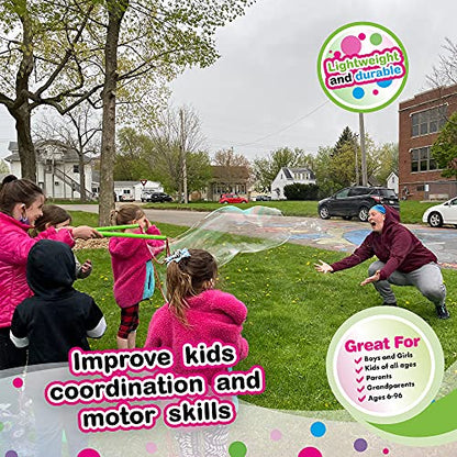 WOWmazing Grab-N-Go Kit: Incl. Wand, Jumbo Bubble Concentrate, Bucket, and Tips & Trick Booklet | Outdoor Toy for Kids, Boys, Girls | Bubbles Made in The USA - style: Grab-N-Go