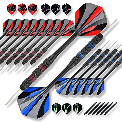 Steel Tip Darts Set 18 Grams15 Pack Steel Barrels - style: m pc 15