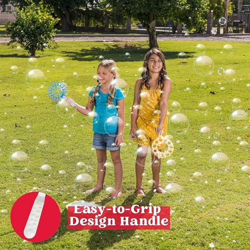 JOYIN Big Bubble Wands Set, 48 Pcs Giant Bubble Maker with Tray Bulk for Kids Adults Gifts, Summer Outside Toys, Easter Basket Stuffers, Birthday Party Favors - style: Various