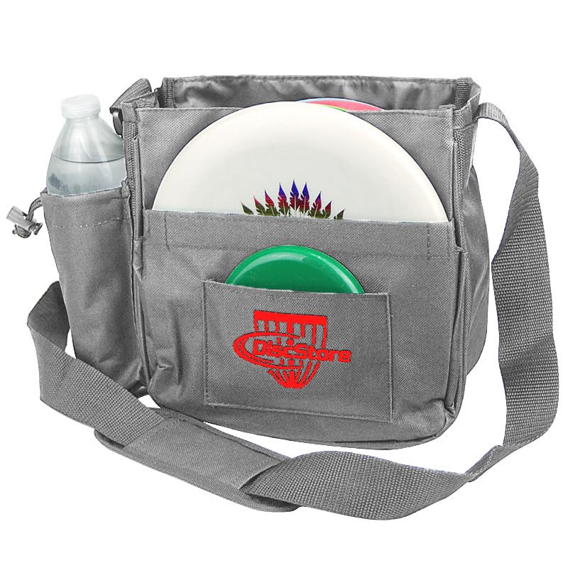 Grab & Go Disc Golf Bag - Fits 4-6 Discs - Small Disc Golf Bag Including Bag Pin - Sling Over Shoulder Style, Lightweight & Durable - Great for All Skill Levels