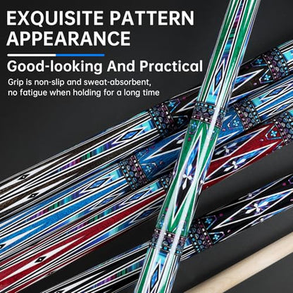 Pool Cues Set of 5/4/1, Pool Sticks for Adults 58 48 Inch 15 18 19 20 21oz Maple Wood Billiards Cue Sticks, for Professional Billiard Players Bars Home Hall Table Sport - color: 5 Cue Sets (18 19 19 20 21oz)