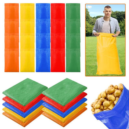 20Pcs Potato Sack Race Bags Large Size Game Race Bag for Carnival Easter Christmas School Outside Lawn Sports Games, Birthday Parties, Outdoor Family Gatherings, Barbecues - style: 20pcs