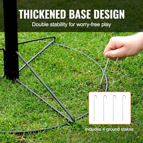Premium Disc Golf Basket - 24-Chain Portable Target, Heavy-Duty Steel Construction, Versatile Indoor & Outdoor Use, Perfect for Practice and Competition, Includes Stand - Black