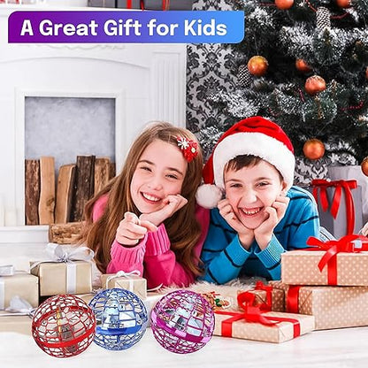 Fly Orb Hover Ball Floating Boomerang Spinner Drone Balls - Cool Toys Gifts for 6-15 Year Old Boys & Girls (Blue) (Blue_01) - color: 2026-blue