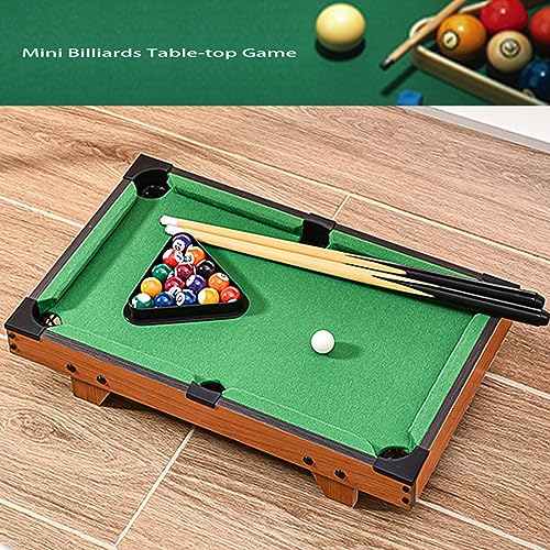 Mini Pool Table for Kids Small Billiards Game Table Top Pool Table Toy for Cat Gift for Kids Cat Pool Table Toy - style: P-20"(leg)
