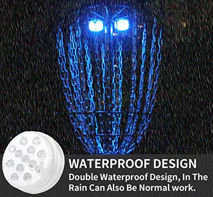 PRO Disc Golf Basket Set and Disc Golf LED Light Bundle Item