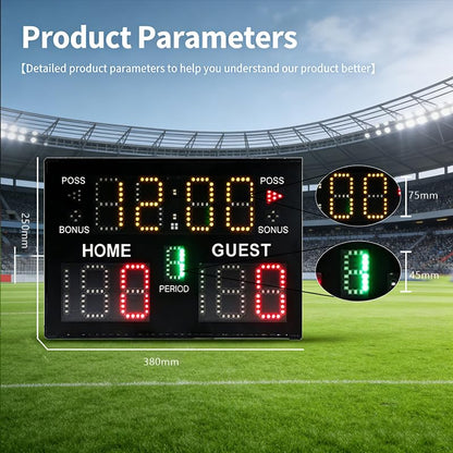 Basketball Game Electronic Scoreboard 24 Second Timer Scoreboard