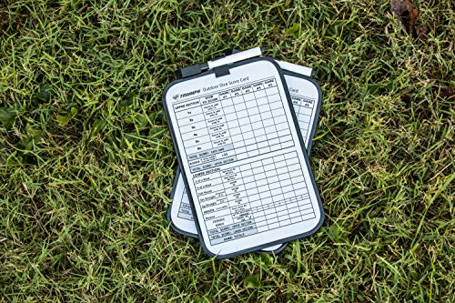 TRIUMPH Giant Wooden Lawn Dice - Includes 6 Large Lawn Dice, Dry-Erase Scorecards, Markers and Carry Bag