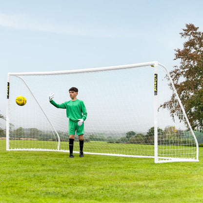 FORZA Match Soccer Goal [7 Sizes] | The World’s #1 Junior Goals! | 100% UK-Made, 2 Min Setup, Unbreakable Goalpost + Target Bundle - Buy FORZA, Play Forever! - size: 16ft x 7ft, style: Goal + Target Sheet