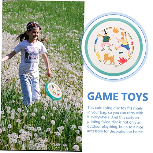 Boy Girl Flexible Flying Disc Toy Interactive Fun for Safe TPE Material Stylish Design for Backyard Games and Activities