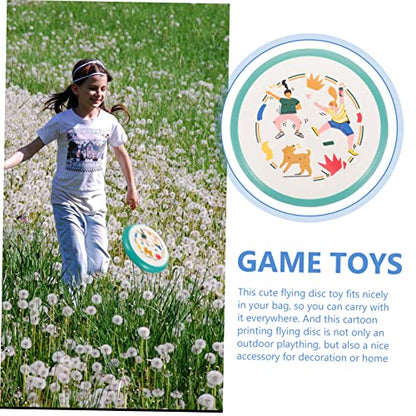 Boy Girl Flexible Flying Disc Toy Interactive Fun for Safe TPE Material Stylish Design for Backyard Games and Activities