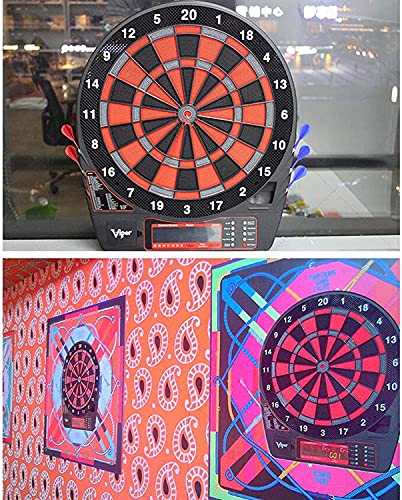 Electronic Dart Board, Electronic Dartboard, 19” Digital Soft Tip Dart Boards with 50 Games and 704 Variants & LED Displays Scoreboard, Easy to Use Button Interface, for Children and Adults