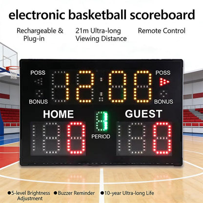 Basketball Game Electronic Scoreboard 24 Second Timer Scoreboard