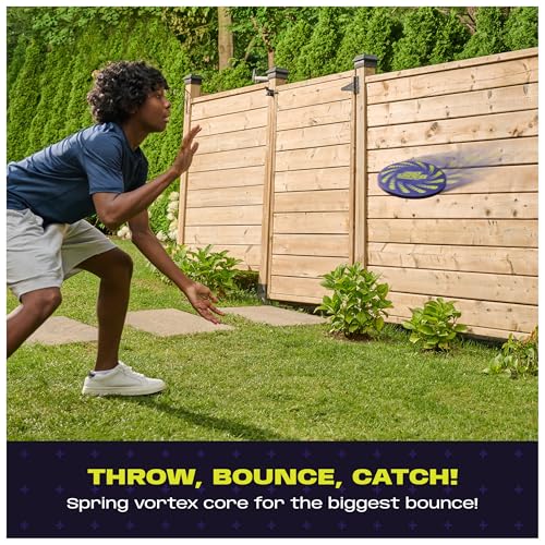 Aerobie Bounce Disc, Throwing Disc Toy for Kids, Backyard Toys, Outdoor Games for Adults & Family, Ages 5 & Up