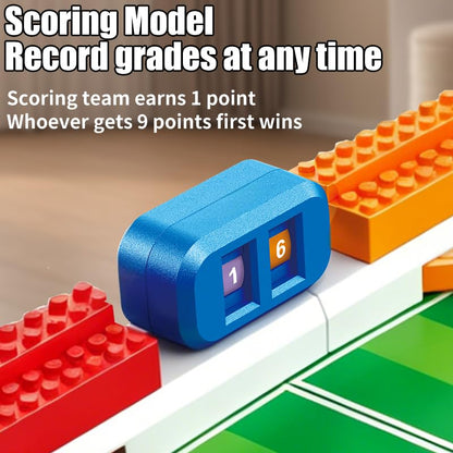 Mini Foosball Table Game, Soccer Game Set, Football Games Board for Indoor Sports Game Room Pinball Interactive Birthday Gift, Family Gatherings