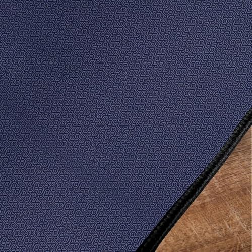 Board Game Mat 35"x35" Designed for 36 in Tables, Mahjong Mat with Carrying Bag, Neoprene Playmat, Table Cover for Board Games, Tile, Poker, RPG and Dominoes (Blue) - color: Blue