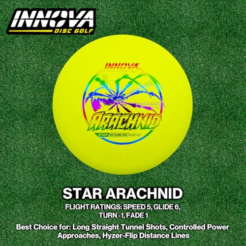 Innova Disc Golf Beginner Starter Set (3 Pack) - Mid-Range Discs | Halo Star, Star & DX Mid-Range Discs - Fox, Arachnid, Wombat3 - Easy to Throw, Straight Flying Beginner Disc Golf Set