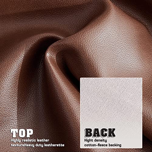 K-Musculo Heavy Duty Pool Table Cover, Waterproof Leatherette Billiard Table Cover with Soft Backing, Tear Resistant Fitted Protector for 6.5FT, 7FT, 7.5FT, 8FT, 8.5FT & 9FT Tables - color: Brown