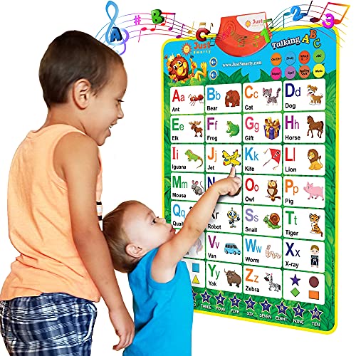 Just Smarty Interactive Learning & Education Toys for 2+ Year Old | Alphabet Learning Toddler Toys Age 1-2 | Learning Toys for 1 + Year Old Boys and Girls | ABC Baby Learning Toys 12-18 Months - style: Alphabet, Green