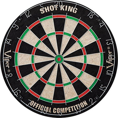 Viper by GLD Products Metropolitan Solid Wood Cabinet & Sisal/Bristle Dartboard Play-Ready Bundle - color: Mahogany, style: Standard Set