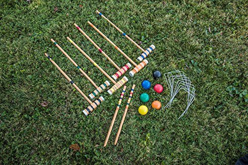 Triumph Sports Beginner 6-Player Croquet Set