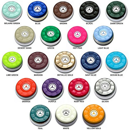 Zieglerworld Table Large Shuffleboard Puck Weights - Black - Yellow Gold
