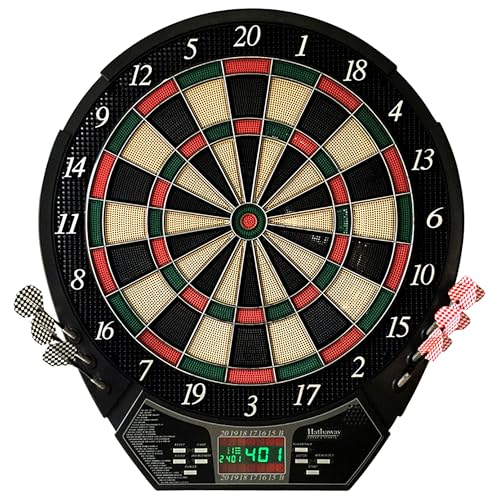 HathawayWinner's Choice 18-in Bristle Dartboard - color: Black/Multi, size: 20.5 inches (W) x 22.75 inches (H)