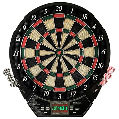 HathawayWinner's Choice 18-in Bristle Dartboard - color: Black/Multi, size: 20.5 inches (W) x 22.75 inches (H)