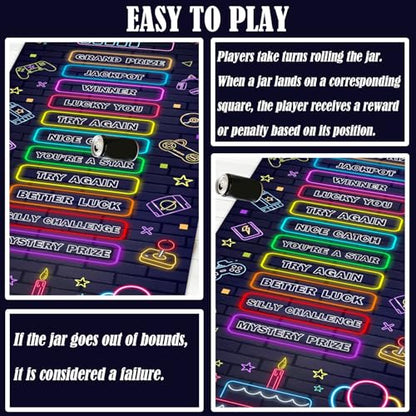 Birthday Party Games, Can Rolling Party Game for Kids Adults, Indoor Outdoor Group Activity, Game Controller Birthday Party Supplies Decorations, Funny Game for Birthday Retirement