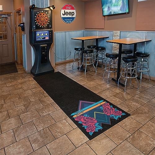 Pig Home Solutions Color Burst Design Self-Sticking Dart Mat - style: Rose