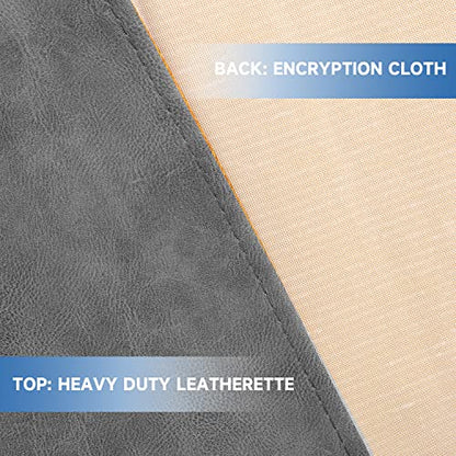 GSE Games & Sports Expert Billiard Table Covers, 7'/8'/9' Waterproof & Tearproof Heavy Duty Leatherette Pool Table Cover (Several Colors Available) - color: Grey - 7ft