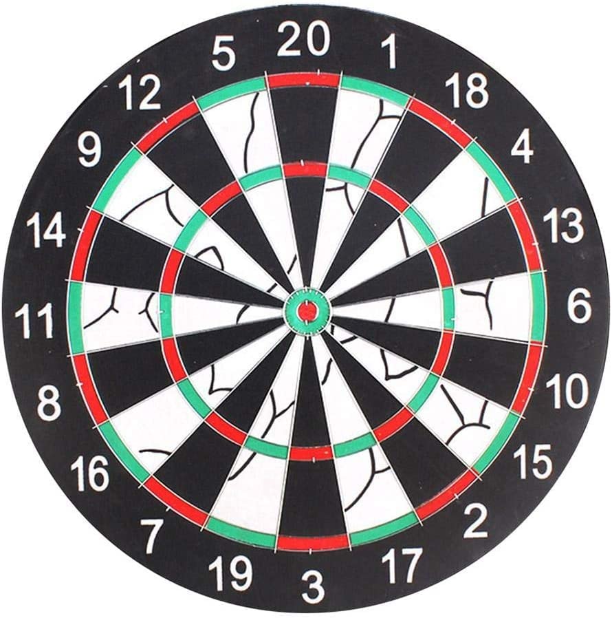 12/15/17/18in Dartboard Game Set， Metal Radial Spider Wire, Compressed Sisal Board with Rotating Number Ring Professional Dart Board for Adults(12in)