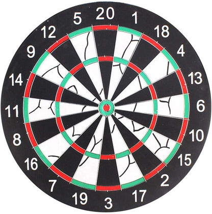 12/15/17/18in Dartboard Game Set， Metal Radial Spider Wire, Compressed Sisal Board with Rotating Number Ring Professional Dart Board for Adults(12in)
