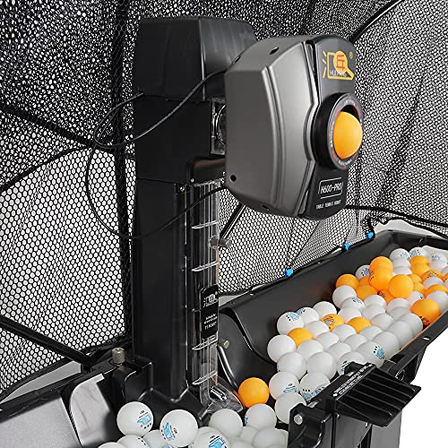 Ping Pong Robot Machine with 36 Different Spin Balls Table Tennis Robots Automatic Ball Machine for Training - color: Upgrade Version