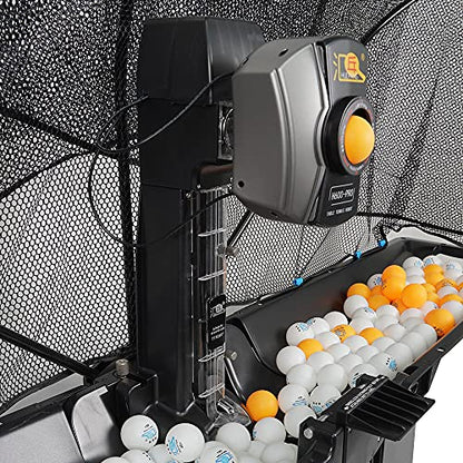 Ping Pong Robot Machine with 36 Different Spin Balls Table Tennis Robots Automatic Ball Machine for Training - color: Upgrade Version