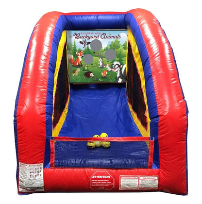 Ultralite Sealed Air Frame Games | Ball and Bag Toss | Includes Frame, Panel, Built-in Blower, Balls, and Bag | for Backyards, Carnivals, Schools, Birthday Parties