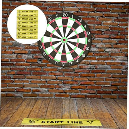 YARNOW Darts Throwing Line Marker Durable Ground Notice Line for Dart Players Floor Sticker for Easy Gameplay and Enhanced Accuracy Game Accessory for Parties and Enthusiasts
