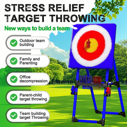 Ax Throwing Game Set for Adults, Kids Axe Throwing Set with Target, Axe Throwing Game Backyard, for Teens and Adults, Camping Party Toy Gift